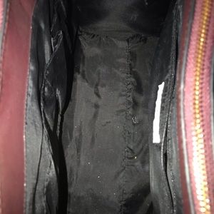 Burgundy purse